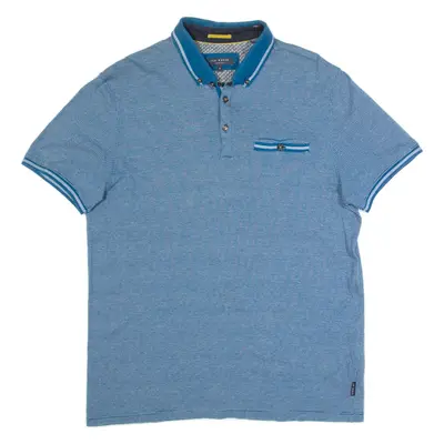 TED BAKER Mens Polo Shirt Blue M