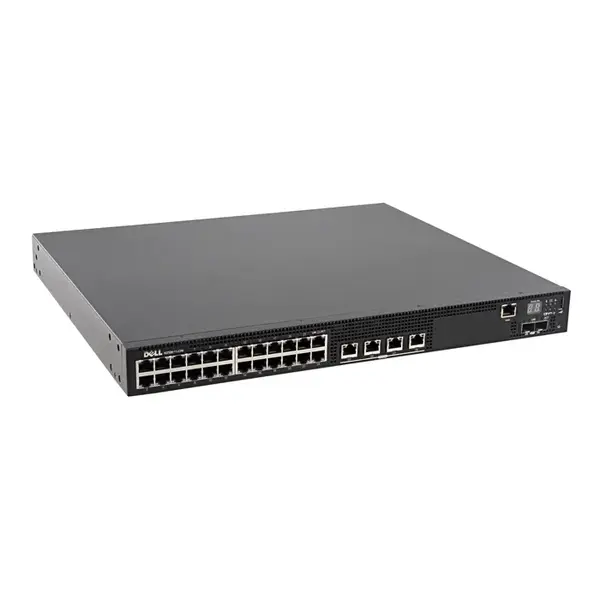 Dell 5C1J6 | EMC PowerSwitch N2000 Series N2128PX-ON 24 x 10/100/1000Base-T RJ-45 PoE+ 4 x 2.5GbE RJ-45 PoE++ and 2 x 10GbE S...