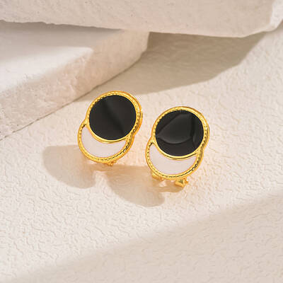Fashionable Classic Casual Alloy Stud Earrings