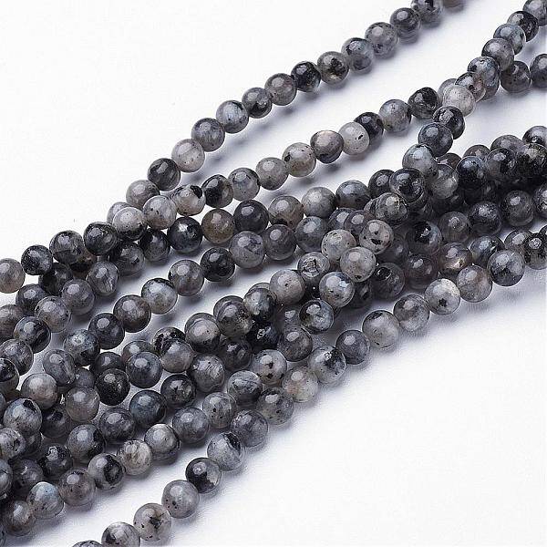 Natural Larvikite Beads Strands