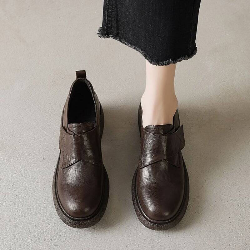 CHIKO Banner Round Toe Block Heels Oxfords Shoes