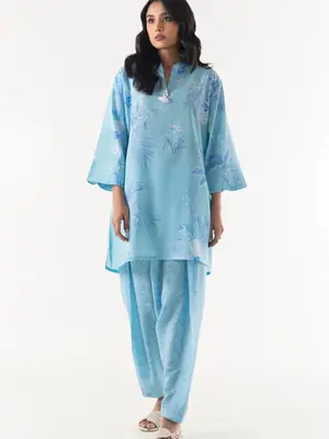 Stitched Cambric Shirt + Shalwar