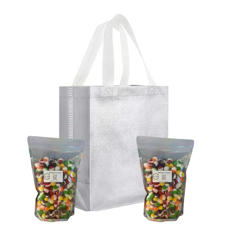 Reusable Shopping bag with BONUS! (2) 5oz Rainbow Crunch Included