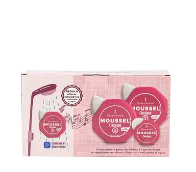 East Moussel Classic 600 2 pcs Flask 65 ml Shower Speaker