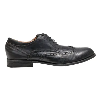 FLEXSTEP Brogue Shoes Black Leather Mens UK 11