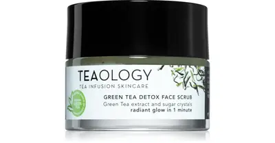 Teaology Detox Scrub gentle and nourishing cleanser with sugar and green tea 50 ml