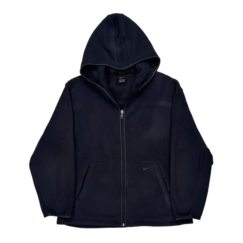 Nike Hoodie - Medium Black Polyester
