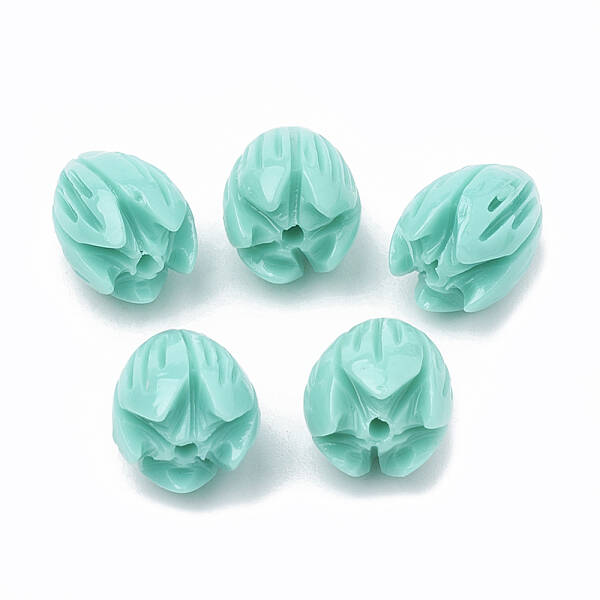 Dyed Synthetic Coral Beads