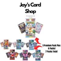 Pokemon Japanese Prismatic Booster Pack Bundle - 7 Packs - SEALED - BOX FRESH