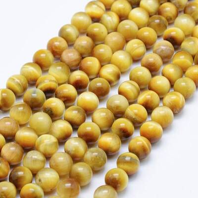 Natural Gold Tiger Eye Beads Strands