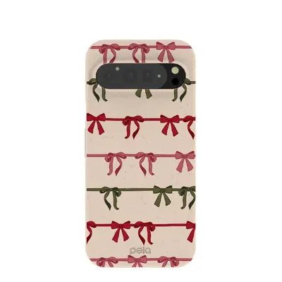 Seashell Holiday Bows Google Pixel 9 Pro XL Case