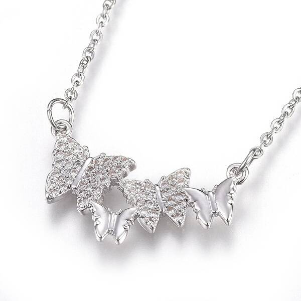 304 Stainless Steel Pendant Necklaces