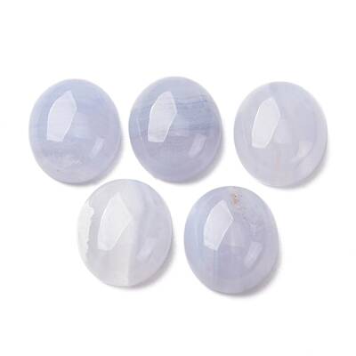 Natural Blue Lace Agate Cabochons