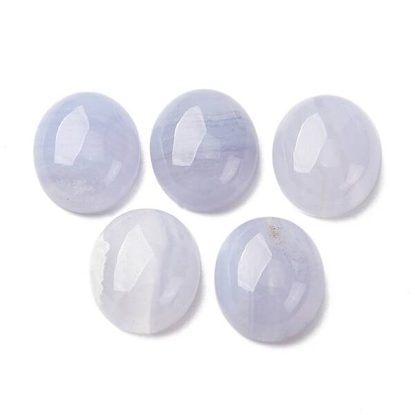 Natural Blue Lace Agate Cabochons
