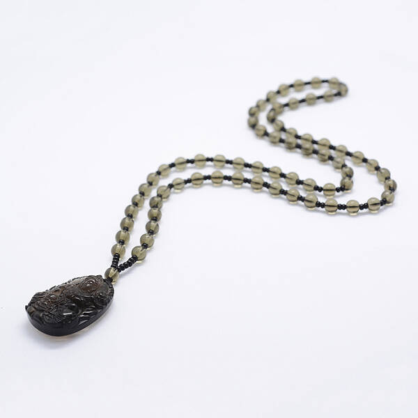 Glass Beaded Pendant Necklaces