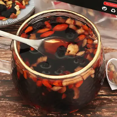 Five Treasures Tea 30/60/90 Bag Kidney tea -Father's Day Gifts Blend of Barley, Red Dates, Goji, Mulberry & More Herbal Bever...