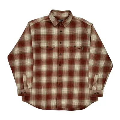 Woolrich Flannel Shirt - 2XL Red Cotton