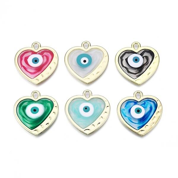 Alloy Enamel Pendants