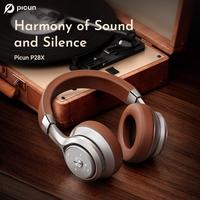 Picun P28X Wireless Bluetooth Earbud Headset, Over-ear, Bluetooth 5.3, 30H Playback, EQ Mode, Microphone, Foldable, Electroni...