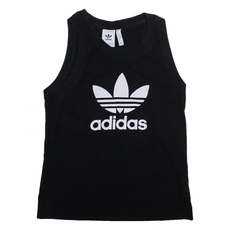 ADIDAS Mens Vest Black Sleeveless S