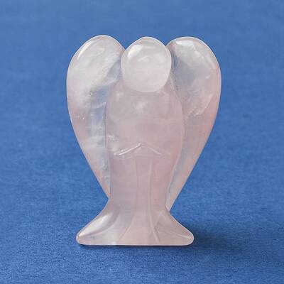 Angel Natural Rose Quartz Home Display Decorations
