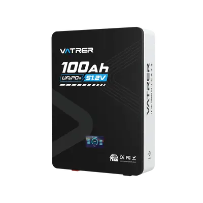 Vatrer 48V(51.2) 100Ah Wall Mounted Lithium Solar 5kwh Battery