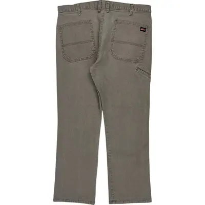Dickies ED219RVG Work Trousers - 38W 28L - Grey Cotton Blend