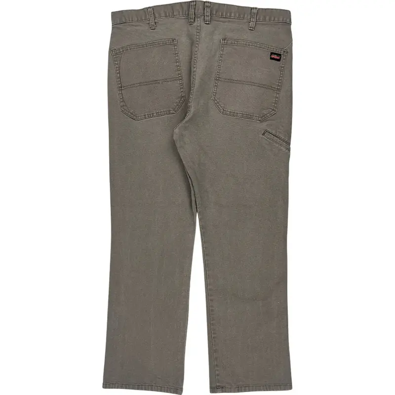 Dickies ED219RVG Work Trousers - 38W 28L - Grey Cotton Blend