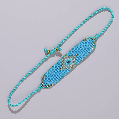Bohemian Style Beaded Devil Eye Bracelet for Women