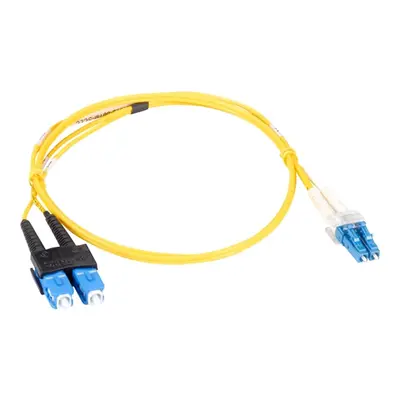EFN310-010M-SCLC Black Box Fiber Optic Duplex Patch Cable LC Male SC Male 32.81ft