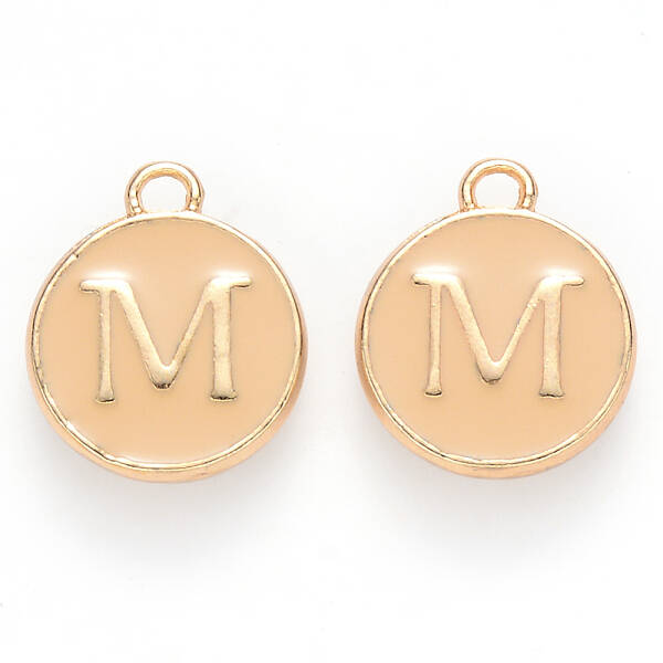 Golden Plated Alloy Enamel Charms