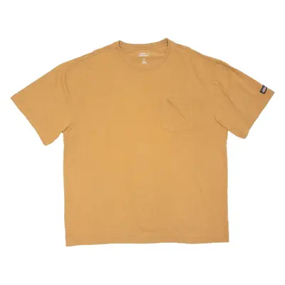 DICKIES Mens T-Shirt Brown 2XL