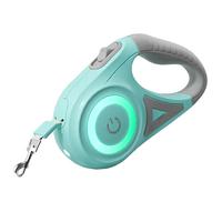 Gift for Pets, Retractable LED Dog Leash with Non-slip Handle, Summer Adjustable Tractor Rope for Night Walks, Easter Gifts D...