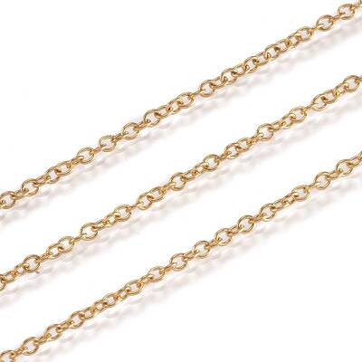 3.28 Feet Ion Plating(IP) 304 Stainless Steel Cable Chains