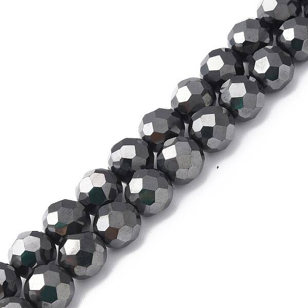 Synthetic Non-magnetic Hematite Beads Strands