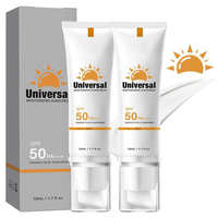 2 PACK Tinted Sunscreen for Face, sunscreen to prevent sunburn and tanning Protector Solar Con Color Anti-Sunburn & Moisturiz...