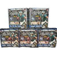 PYT #18 - 5 BOXES - (5) 2024 Panini Absolute Football Mega Boxes
