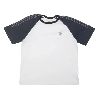 ADIDAS Mens T-Shirt White L