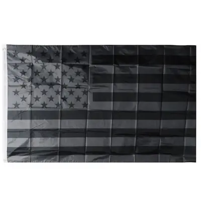 American Flag for Room Decor, Durable Portable All Black USA Flag, Party Decoration Supplies, Home Decor, Holiday Supplies, F...