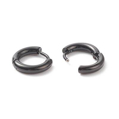 304 Stainless Steel Huggie Hoop Earrings