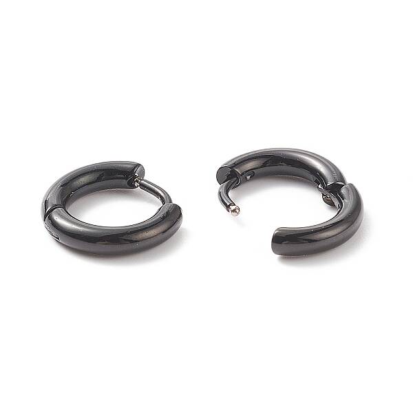 304 Stainless Steel Huggie Hoop Earrings