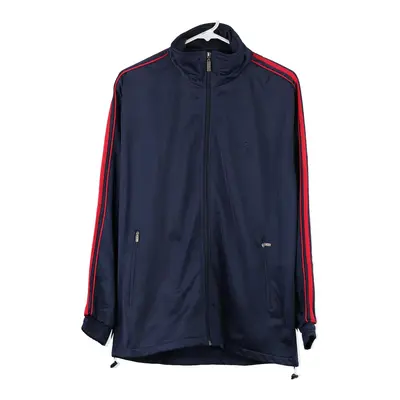 Time Sport Track Jacket - Small Navy Polyester