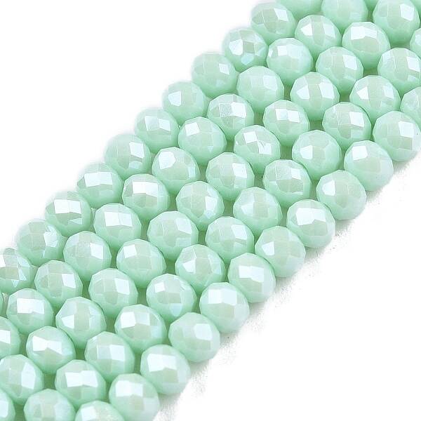 Electroplate Glass Beads Strands