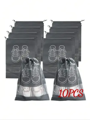 Summer Shoe Storage Athletic Bag, Portable Dustproof Drawstring Shoe Bag for Traveling Supplies, Travel Organizer for Men & W...