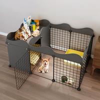 Pet Cage, Pet Fence with Toilet Area, Indoor Pet Cage, Pet Supplies for Small Dogs, Dog & Cat Furniture, Dog & Cat Accessorie...