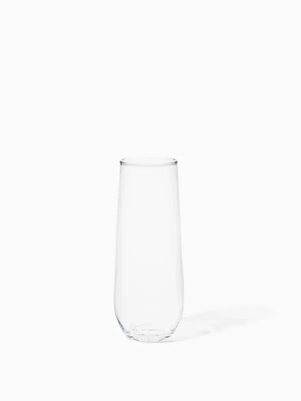 RESERVE 9oz Stemless Champagne Tritan™ Copolyester Glass | Size: 4 Pack | Style: Clear Cup