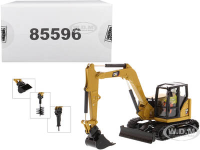 CAT Caterpillar 308 CR Next Generation Mini Hydraulic Excavator with Work Tools and Operator \