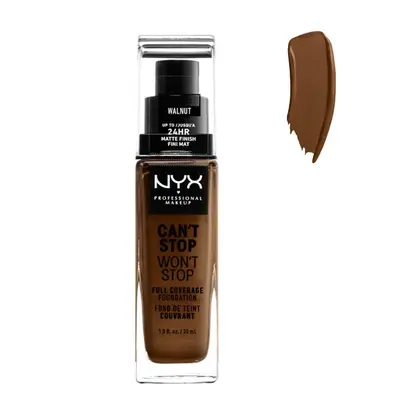 Fondotinta Nyx Can´t Stop Won´t Stop Full Coverage Walnut 30ml