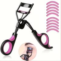 Eyelash Curler with 10pcs Replacement Pad, 1 Set Professional Makeup Tools for Women, Eyelash Curling Makeup Tools for Women,...
