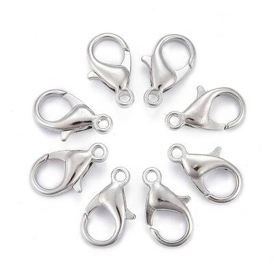 Zinc Alloy Lobster Claw Clasps